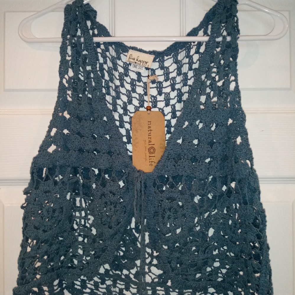 Natural Life Crochet vest